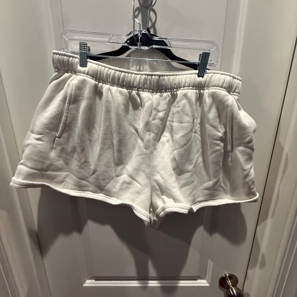 Aerie Women's White Sweat Shorts